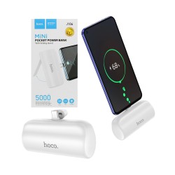 Hoco Pocket Power Bank J106 with Folding Stand Type-C 5000mAh White Hoco Pocket Power Bank J106 with Folding Stand Type-C 5000mAh White